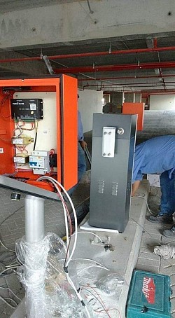 Working in parking- controlled by system